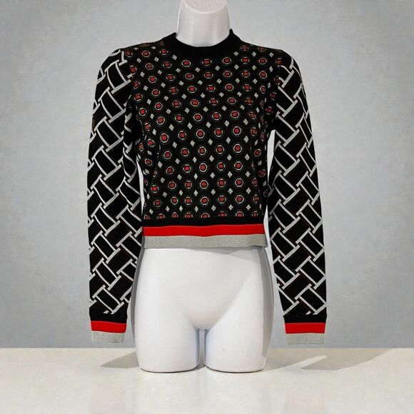 Diane Von Furstenberg Hari Knit Pullover Size M - Picture 5 of 12